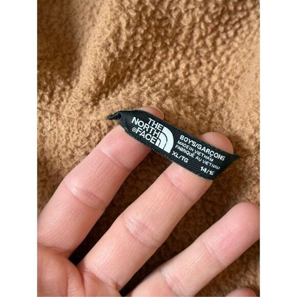 The North Face Jacket Boys XL Hooded Fleece Lined Navy Blue - Picture 4 of 11